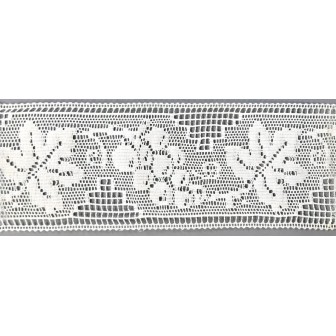 9332-000 ENTREDOS BOLILLO EUNICE 80 MM. ALGODON 100% BLANCO Venta en piezas de 25.00 M