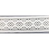 9334-000 ENTREDOS BOLILLO AJENUZ 45 MM. ALGODON 100% BLANCO Venta en piezas de 25.00 M