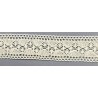 9336-102 ENTREDOS BOLILLO ALBAHACA 40 MM. ALGODON 100% MARFIL Venta en piezas de 25.00 M