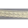 9337-102 PUNTILLA BOLILLO ALBAHACA 35 MM. ALGODON 100% MARFIL Venta en piezas de 25.00 M