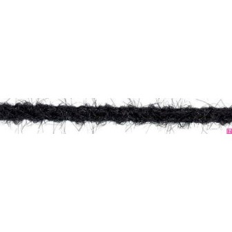 9349-9292 GALON FANTASIA 10 MM ILONA ACRILICO 50%-POLIAMIDA 30%-POL.METALIZADO 20% NEGRO Venta en piezas de 12.50 M
