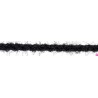 9349-9292 GALON FANTASIA 10 MM ILONA ACRILICO 50%-POLIAMIDA 30%-POL.METALIZADO 20% NEGRO Venta en piezas de 12.50 M