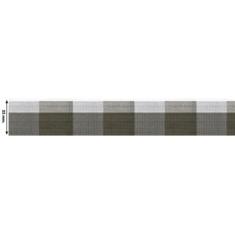941204-25-0053 CINTA FANTASIA SAGITTA 25 MM. POLIESTER 50%-ALGODÓN 50% TOPO Venta en piezas de 22.70 M