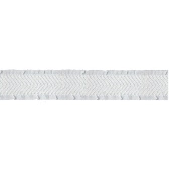 941316-01 CINTA FANTASIA NIHAR 25 MM. POLIESTER 100% BLANCO Venta en piezas de 18.20 M