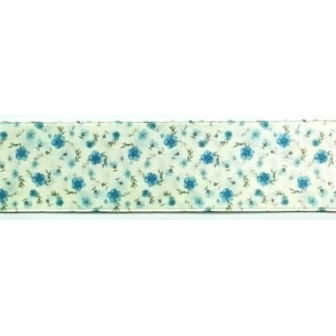 941317-40-5 CINTA ESTAMPADA DOBLE CARA KAILE 40 MM. POLIESTER 100% MARFIL Venta en piezas de 22.80 M