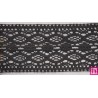 9480-4 ENTREDOS BOLILLO OSMARY 70 MM. ALGODON 100% NEGRO Venta en piezas de 25.00 M