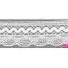9484-0 PUNTILLA BOLILLO NADIR 55 MM. ALGODON 100% BLANCO Venta en piezas de 25.00 M