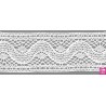 9488-0 ENTREDOS BOLILLO ZAREK 50 MM. ALGODON 100% BLANCO Venta en piezas de 25.00 M