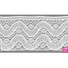 9489-0 PUNTILLA BOLILLO ZAREK 70 MM. ALGODON 100% BLANCO Venta en piezas de 25.00 M