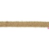 9546 GALON YUTE LEIRE 15 MM ALGODON 100% YUTE 95%-ACRILICO 5% CRUDO Venta en piezas de 25.00 M