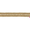 9547 GALON YUTE LEIRE 20 MM ALGODON 100% YUTE 95%-ACRILICO 5% CRUDO Venta en piezas de 25.00 M