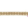 9548 GALON YUTE LEIRE 15 MM ALGODON 100% YUTE 95%-ACRILICO 5% CRUDO Venta en piezas de 25.00 M