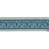 9588-15-2 TAPACOSTURAS JACQUARD VINTAGE 15 MM. POLIESTER - CELESTE Venta en piezas de 15.00 M