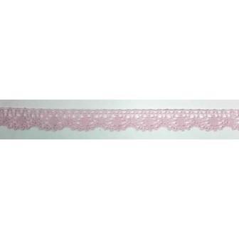 9614-036 PUNTILLA BOLILLO VENUS 15 MM. POLIESTER 100% ROSA Venta en piezas de 25.00 M