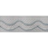 9622-001 PUNTILLA BOLILLO KEILY 45 MM. POLIESTER 100% BLANCO/CELESTE Venta en piezas de 25.00 M