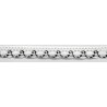 9623-18 PUNTILLA BOLILLO ACHIOTE 15 MM. POLIESTER 100% BLANCO/MARINO Venta en piezas de 25.00 M