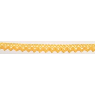 9625-502 PUNTILLA BOLILLO XAMIRA 15 MM. POLIESTER 100% VAINILLA Venta en piezas de 25.00 M