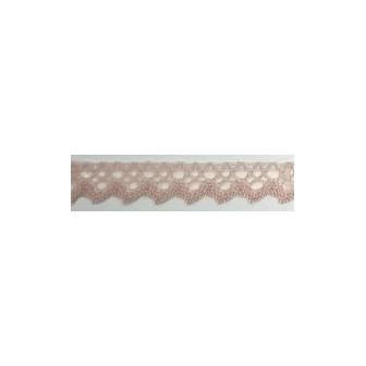 9625-900 PUNTILLA BOLILLO XAMIRA 15 MM. POLIESTER 100% NUDE Venta en piezas de 25.00 M