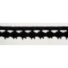 9626-022 PUNTILLA BOLILLO PAULINA 15 MM. POLIESTER 100% MARINO Venta en piezas de 25.00 M