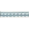 9626-071 PUNTILLA BOLILLO PAULINA 15 MM. POLIESTER 100% CELESTE Venta en piezas de 25.00 M