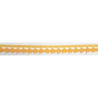 9626-502 PUNTILLA BOLILLO PAULINA 15 MM. POLIESTER 100% VAINILLA Venta en piezas de 25.00 M