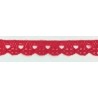 9627-005 PUNTILLA BOLILLO CASSIA 10 MM. POLIESTER 100% ROJO Venta en piezas de 25.00 M