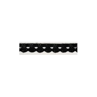 9627-022 PUNTILLA BOLILLO CASSIA 10 MM. POLIESTER 100% MARINO Venta en piezas de 25.00 M