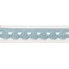 9627-071 PUNTILLA BOLILLO CASSIA 10 MM. POLIESTER 100% CELESTE Venta en piezas de 25.00 M