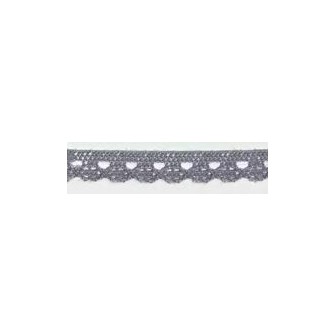9627-800 PUNTILLA BOLILLO CASSIA 10 MM. POLIESTER 100% LILA Venta en piezas de 25.00 M