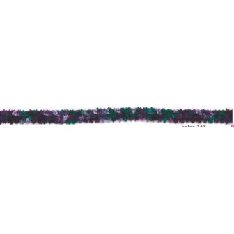 9648-743 GALON FANTASIA MENELIK 10 MM. POLIESTER RECICLADO 97%-POLIESTER 3% MORADO Venta en piezas de 12.50 M