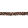 9649-190 GALON FANTASIA MENELIK 20 MM. POLIESTER RECICLADO 97%-POLIESTER 3% MARRON Venta en piezas de 12.50 M