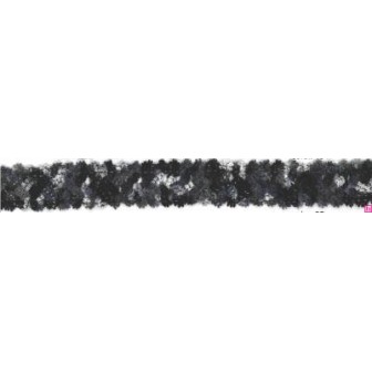 9649-92 GALON FANTASIA MENELIK 20 MM. POLIESTER RECICLADO 97%-POLIESTER 3% NEGRO Venta en piezas de 12.50 M