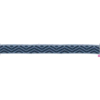 9656-15-0531 CINTA JACQUARD LIMBER 15 MM. ACRILICO 95%-ALGODON 3%-PA 2% AZUL Venta en piezas de 12.50 M