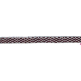 9656-15-9447 CINTA JACQUARD LIMBER 15 MM. ACRILICO 95%-ALGODON 3%-PA 2% GRIS Venta en piezas de 12.50 M