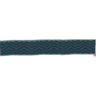 9656-30-2531 CINTA JACQUARD LIMBER 30 MM. ACRILICO 95%-ALGODON 3%-PA 2% AGUAMARINA Venta en piezas de 12.50 M