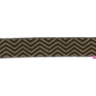 9656-30-7490 CINTA JACQUARD LIMBER 30 MM. ACRILICO 95%-ALGODON 3%-PA 2% MUSGO Venta en piezas de 12.50 M