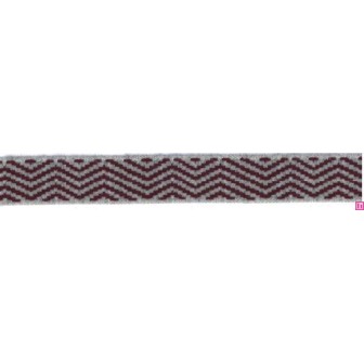 9656-30-9447 CINTA JACQUARD LIMBER 30 MM. ACRILICO 95%-ALGODON 3%-PA 2% GRIS Venta en piezas de 12.50 M