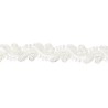 9687-089 GALON FANTASIA ABIK 30 MM. POLIAMIDA 90%-POL.5%-ALG.5% BLANCO Venta en piezas de 9.00 M
