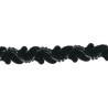 9687-092 GALON FANTASIA ABIK 30 MM. POLIAMIDA 90%-POL.5%-ALG.5% NEGRO Venta en piezas de 9.00 M