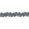 9687-196 GALON FANTASIA ABIK 30 MM. POLIAMIDA 90%-POL.5%-ALG.5% GRIS Venta en piezas de 9.00 M