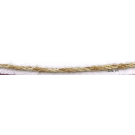 9700-5-190 CORDON FANTASIA VILMARK 5 MM. YUTE 90%-ALGODON 10% BEIG Venta en piezas de 25.00 M