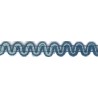 9701-20-305 GALON FANTASIA VILMARK 20 MM. YUTE 95%-ACRILICO 5% AZUL Venta en piezas de 12.50 M