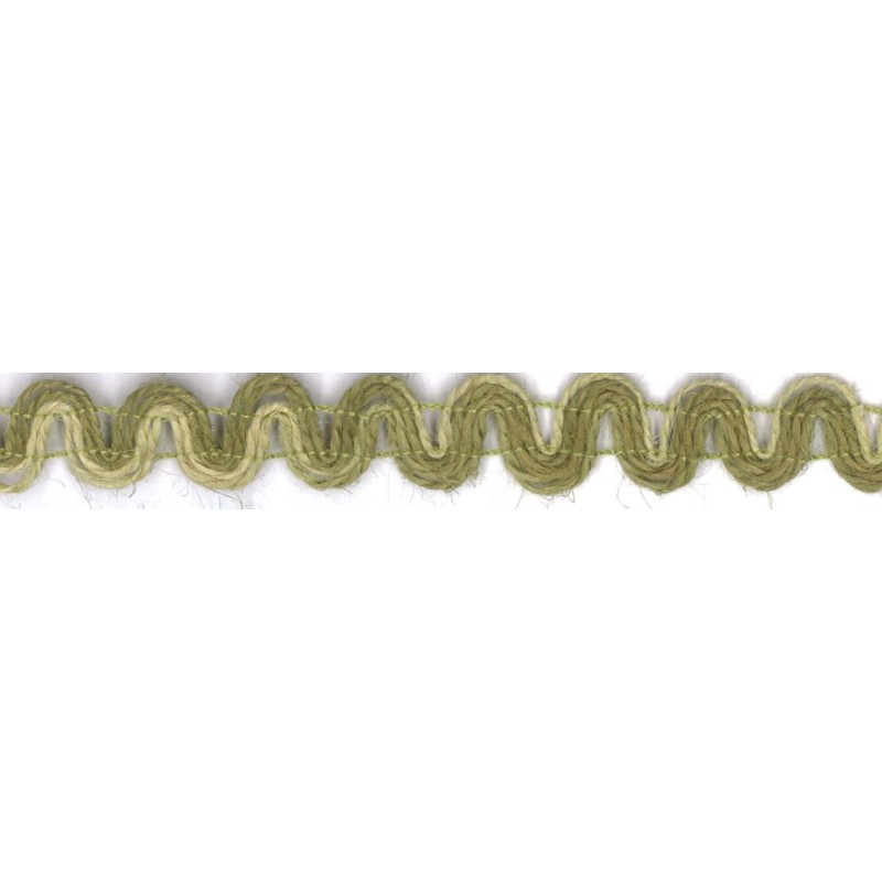 9701-20-347 GALON FANTASIA VILMARK 20 MM. YUTE 95%-ACRILICO 5% VERDE Venta en piezas de 12.50 M