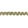 9701-20-347 GALON FANTASIA VILMARK 20 MM. YUTE 95%-ACRILICO 5% VERDE Venta en piezas de 12.50 M