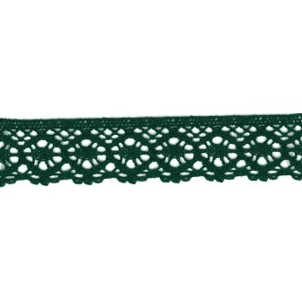 9702-28 PUNTILLA BOLILLO AURORA 30 MM. ALGODON 100% MUSGO Venta en piezas de 25.00 M