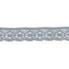 9702-29 PUNTILLA BOLILLO AURORA 30 MM. ALGODON 100% GRIS Venta en piezas de 25.00 M
