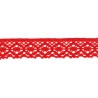 9702-5 PUNTILLA BOLILLO AURORA 30 MM. ALGODON 100% ROJO Venta en piezas de 25.00 M