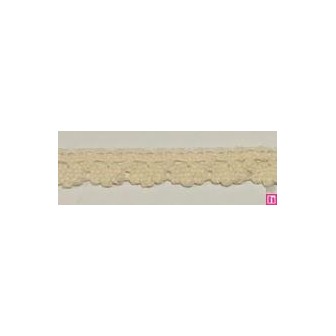 9706-102 PUNTILLA BOLILLO DIEGO 12 MM. ALGODON 100% MARFIL Venta en piezas de 25.00 M