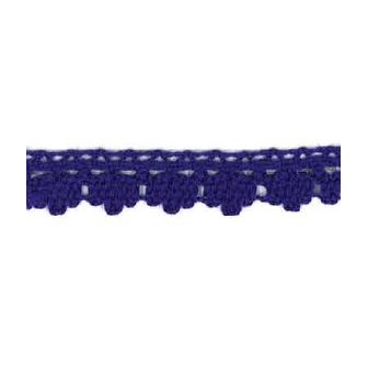9706-17 PUNTILLA BOLILLO DIEGO 12 MM. ALGODON 100% MORADO Venta en piezas de 25.00 M