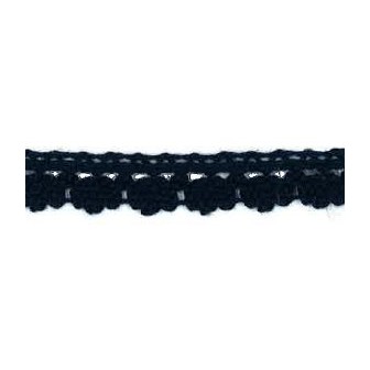 9706-22 PUNTILLA BOLILLO DIEGO 12 MM. ALGODON 100% MARINO Venta en piezas de 25.00 M